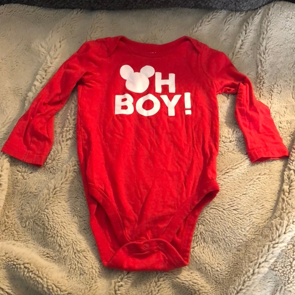 🎉4 for $20 Red Disney Onesie, size 24 months